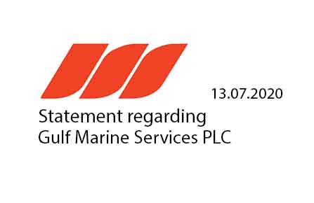 Statement regarding Gulf Marine Services PLC